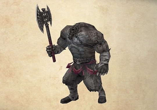 Bestiary screenshot of a Blood Gigas