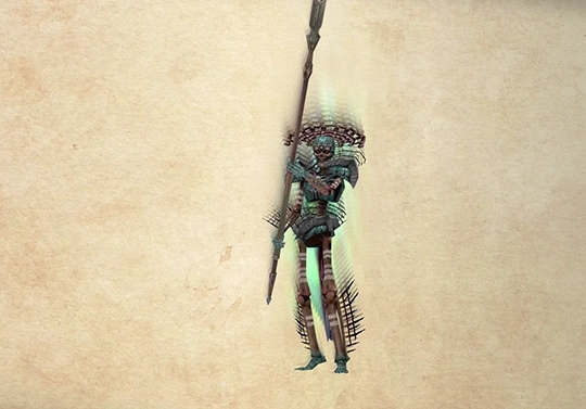 Bestiary screenshot of a Crusader