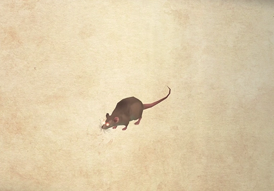 Bestiary screenshot of a Dire Rat