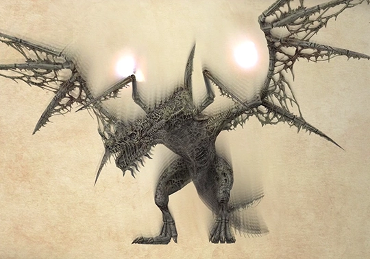 Bestiary screenshot of a Dragon Lich