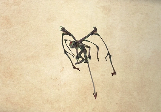 Bestiary screenshot of an Elvoret