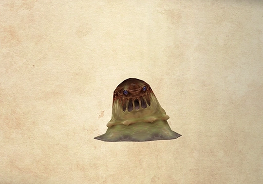Bestiary screenshot of a Flan