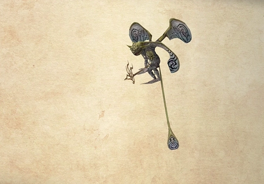Bestiary screenshot of an Imp
