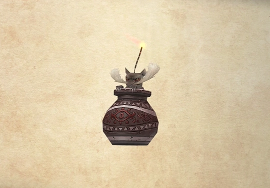 Bestiary screenshot of a Magick Pot