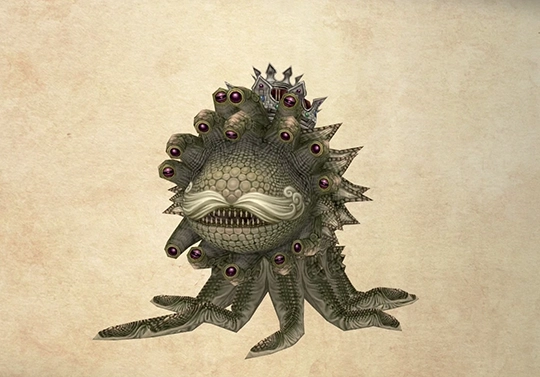 Bestiary screenshot of a Malboro Overking