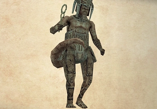 Bestiary screenshot of a Miriam Guardian