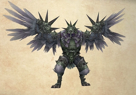 Bestiary screenshot of a Mirrorknight