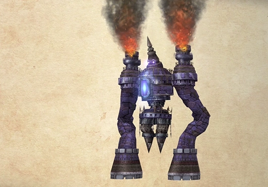 Bestiary screenshot of a Mythril Golem