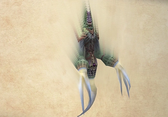 Bestiary screenshot of a Necrophobe