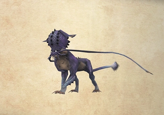 Bestiary screenshot of a Panther