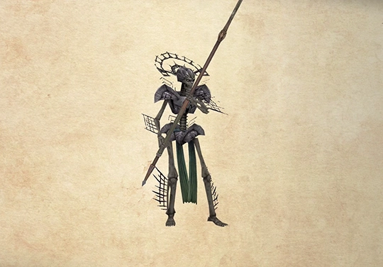 Bestiary screenshot of a Skull Knight