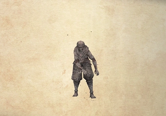 Bestiary screenshot of a Zombie