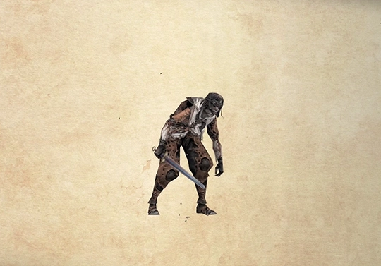 Bestiary screenshot of a Zombie Knight