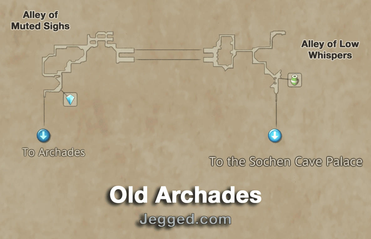 Map of the Old Archades