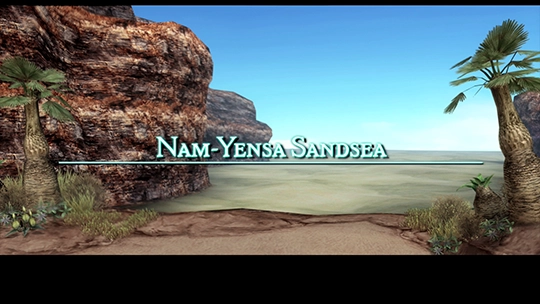 Nam-Yensa Sandsea Title Screen