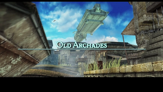 Old Archades Title Screen