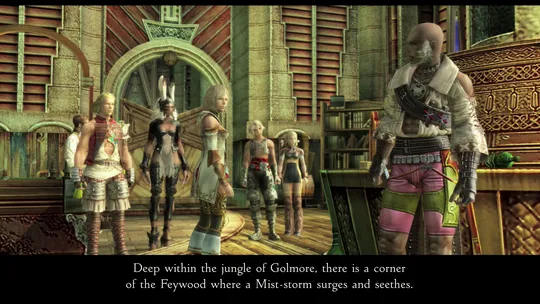 Reddas explaining the next steps in his Manse in Balfonheim Port