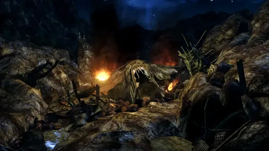 Chapter 4: Vile Peaks title screen