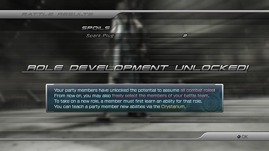 Role development unlocked screenshot when all characters can choose any role