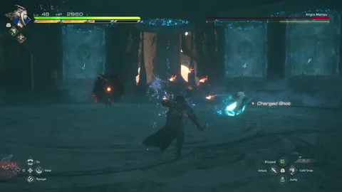 Animation of Angra Mainyu’s Aka Manah attack