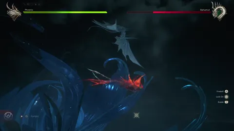 Animation of Bahamut’s Energy Beam attack