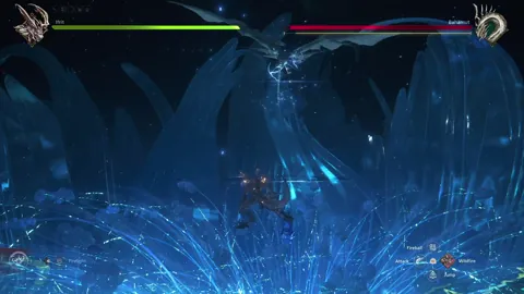 Animation of Bahamut’s Ground Slam attack