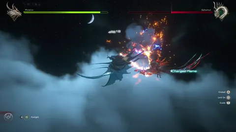 Animation of Bahamut’s Large Light Spheres attack