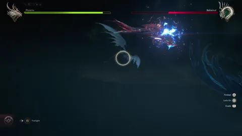 Animation of Bahamut’s Light Spheres attack