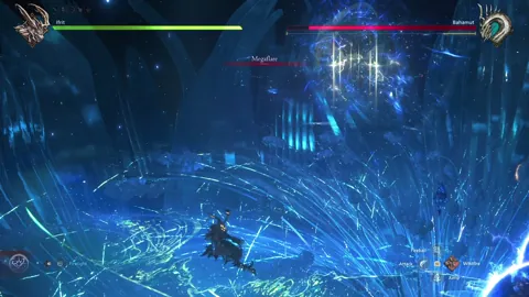 Animation of Bahamut’s Megaflare attack