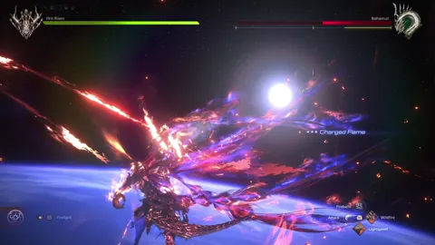 Animation of Bahamut’s Celestial Foundry attack