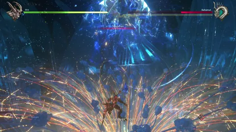 Animation of Bahamut’s Megaflare updated attack