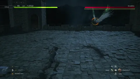 Animation of Benedikta’s Aerial Slash