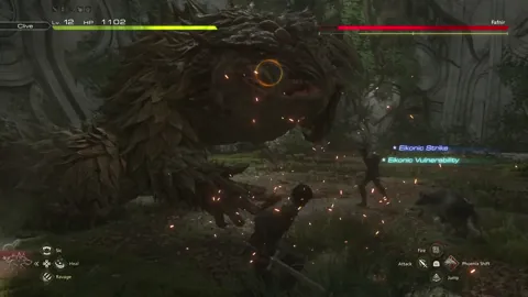 Animation of Fafnir’s Front Leg Stomp