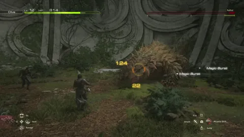 Animation of Fafnir’s Spin Cycle attack