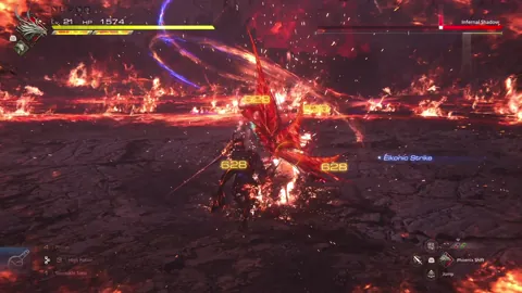 Animation of Clive’s Limit Break Combo Attack
