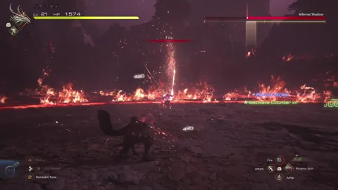 Animation of Infernal Shadow’s Fira changed