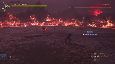 Animation of Infernal Shadow’s Hellfire attack