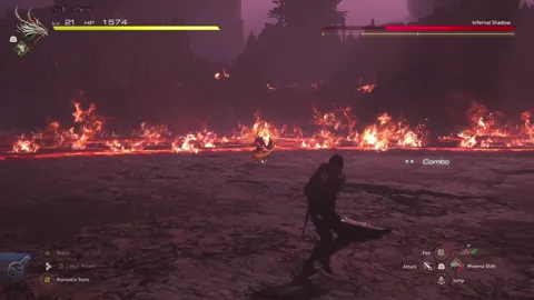 Animation of Infernal Shadow’s Sword Attack Changed