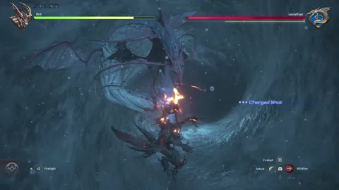 Animation of Leviathan’s Bite attack