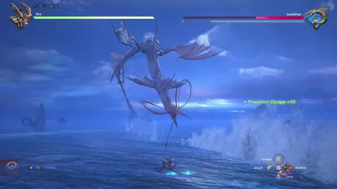 Animation of Leviathan’s Magic Beam 3 attack