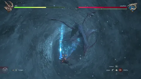 Animation of Leviathan’s Tail Swipe attack