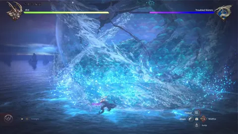 Animation of Leviathan’s Water Orbs attack
