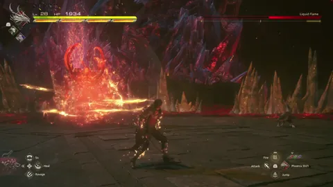 Animation of Liquid Flame’s Eructation updated attack