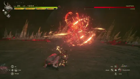 Animation of Liquid Flame’s Eructation attack