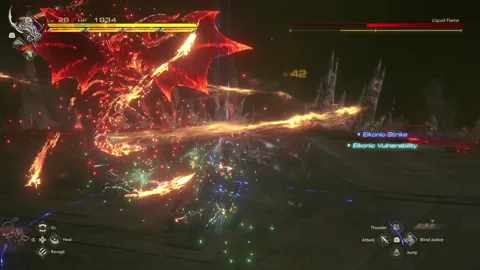 Animation of Liquid Flame’s Wyvern Breath