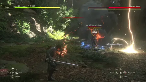 Animation of Midnight Raven’s Katon