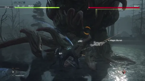 Animation of Morbol's Standard Attack