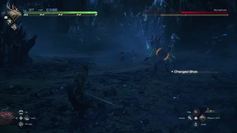 Animation of Necrophobe’s Sword Lunge attack