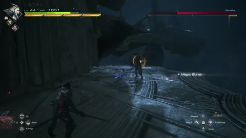 Animation of Odin’s Blinding Steel attack