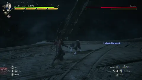 Animation of Odin’s Two-Handed Aerial Chop attack